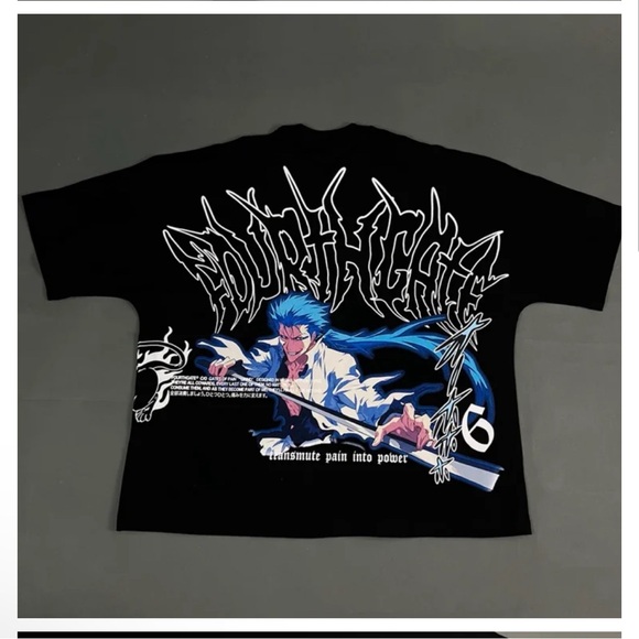 BYSTNDRS FOURTHGATE X BLEACH “GRIMMJOW” TEE LARGE OVERSIZED - Picture 3 of 6